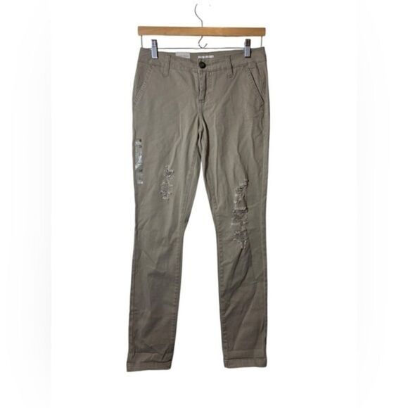 NEW BKE Casuals Khaki Pants Mollie Skinny 24R 24 R - Picture 1 of 7